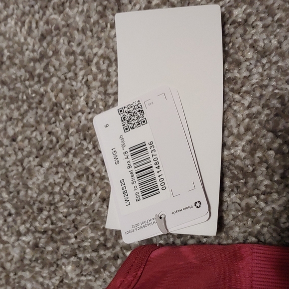 NWT Lululemon Ebb to street bra A/B Wash - Picture 3 of 10